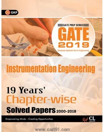 GATE 2019 Instrumentation Engineering 19 Years Chapter Wise Solved Papers