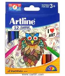 Artline Sketch Pen Set Of 12