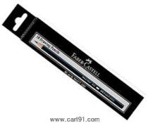 Faber Castell Black Matt Pencils - 1111 2h Pack Of 10