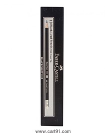 Faber Castell Black Matt Pencils - 1111 2b Pack Of 10