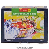 Camel Colored Drawing Inks T-12 20ml