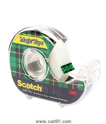 Scotch Magic Tape With Tape Dispencer 19mm X 8.8m