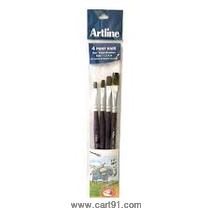 Artline Paint Brush Synthetic Flat No - 1,2,4, 6