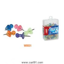 Deli Color Push Pin Assorted Box (W0031)