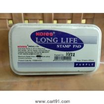 Kores Long Life Stamp Pad, Small 51 Mm X 95 Mm