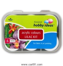 Fevicryl Acrylic Colors Lilac Kit 60ml
