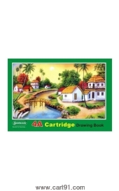 Sundaram 4a Cartridge Drawing Book Green