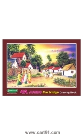 Sundaram 4a Jumbo Cartridge Drawing Book Brown