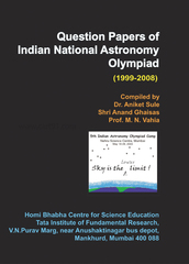 Question Papers of Indian National Astronomy