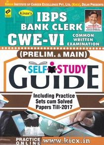 IBPS Bank Clerk CWE VI Pre And Main Self Study Guide
