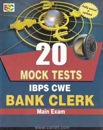 20 Mock Tests IBPS CWE Bank Clerk Main Exam