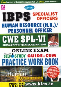 IBPS Specialist Officers In HR PO CWE SPL VI  Practice Workbook