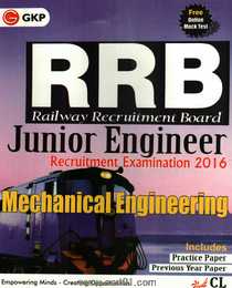RRB Junior Mechanical Engineering Recruitment Examination 2016