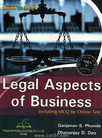 Legal Aspects Of Business Including MCQ For Online Test