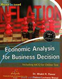Economic Analysis For Business Decision Including MCQ For Online Test