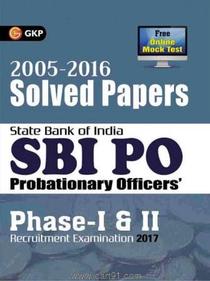 SBI PO Probationary Officers Phase I And II Solved Papers