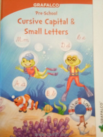 Grafalco Pre School Cursive Capital And Small Letters