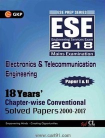 ESE 2018 Electronics And Telecommunication Engineering Paper I And II