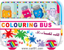 Colouring Bus