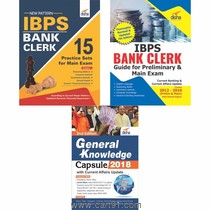 IBPS CWE Bank Clerk 2017 Simplified Stes of 3 Books